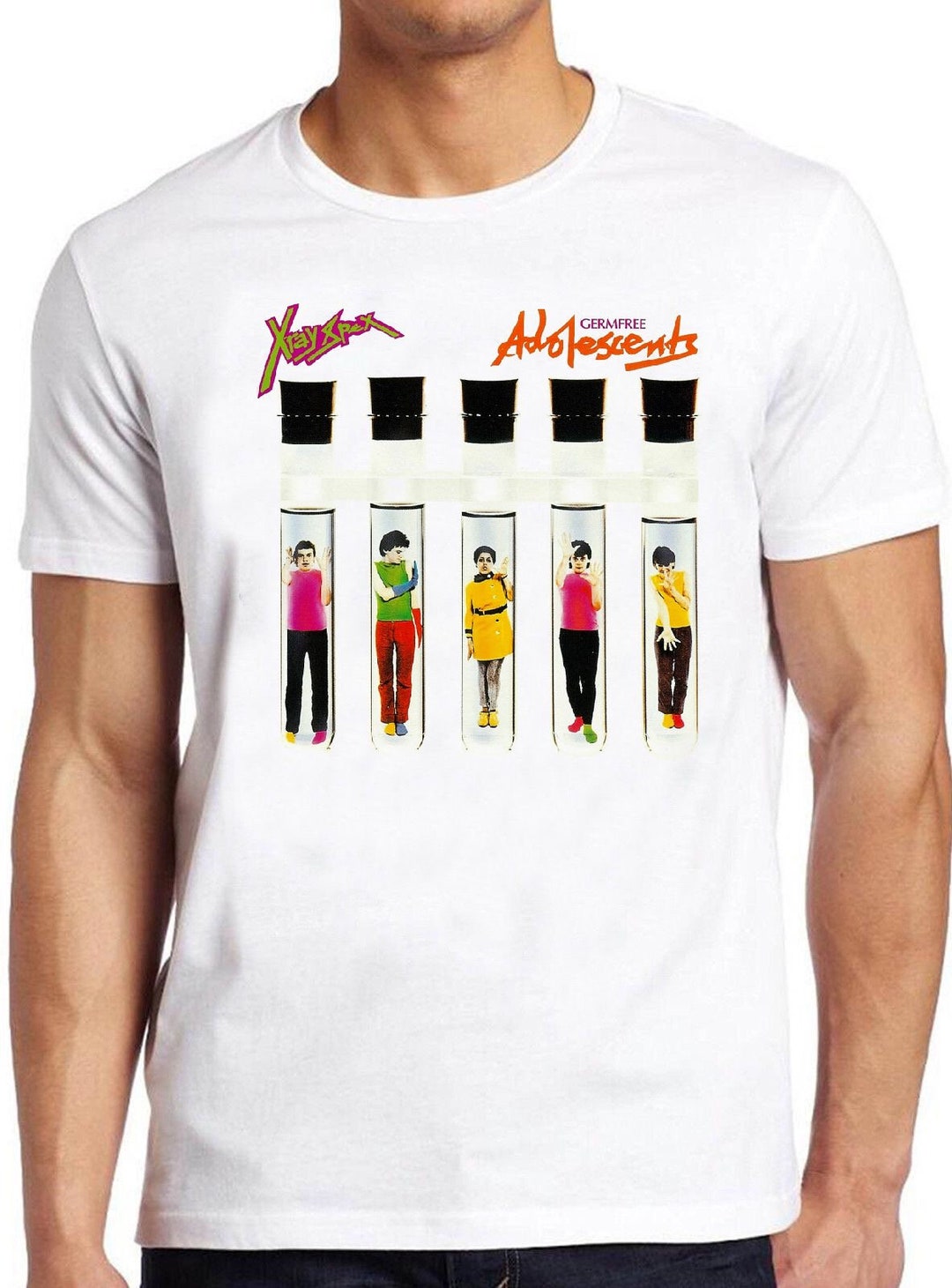 X Ray Spex T Shirt B626 Germfree Adolescents 70s Punk Rock Etsy