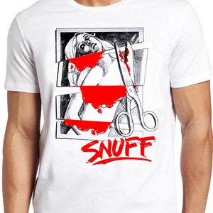 Snuff T Shirt  B707 Horror Film Slasher Movie Retro  Cool Gift Tee