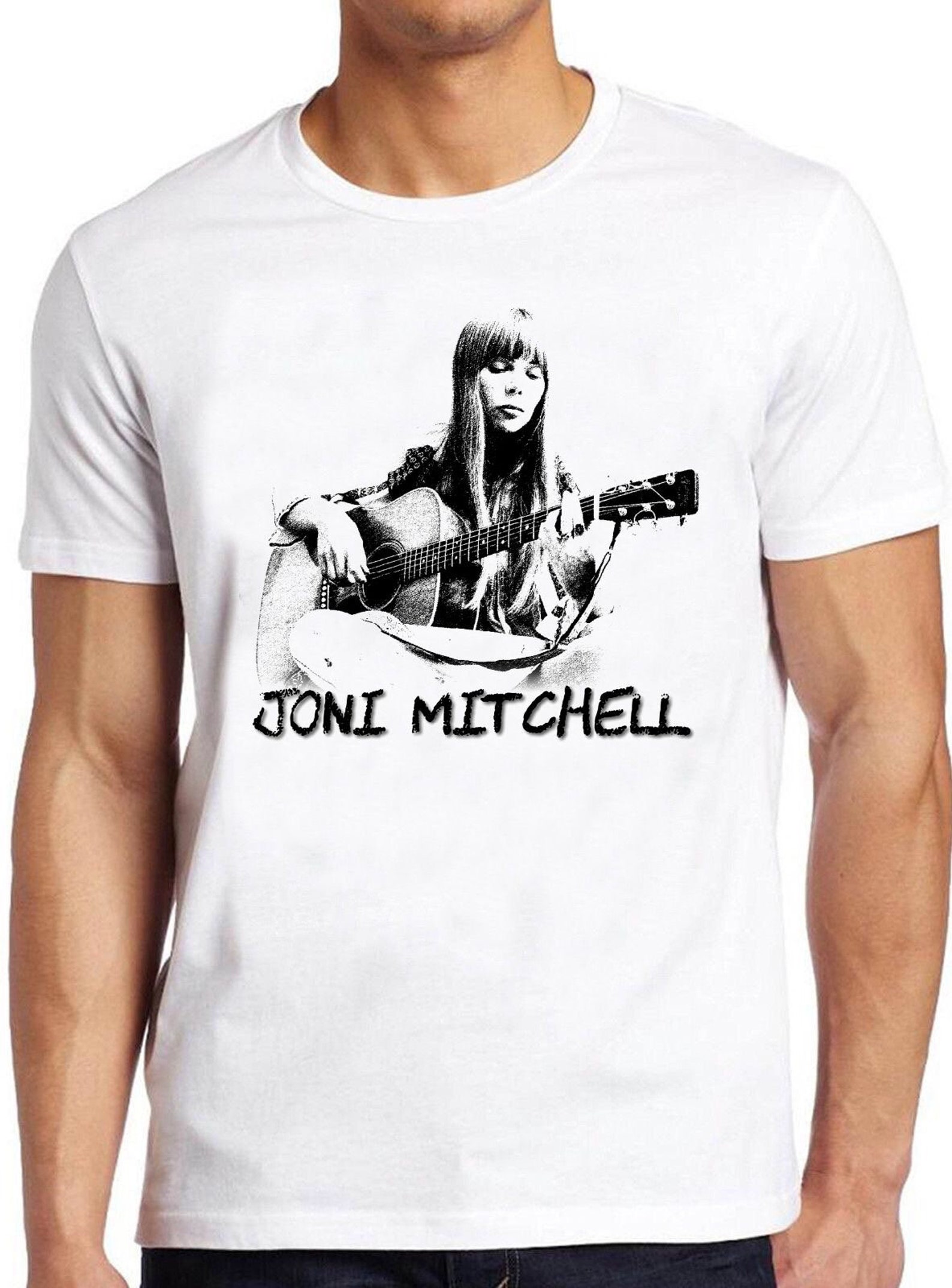 joni mitchell blue shirt