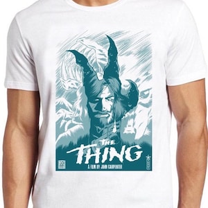 The Thing T Shirt B2402  Horror Movie Film 80s Sci Fi  Retro Cool Top Tee