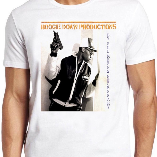 Camiseta Boogie Down Productions B1602 80s 80s Rap Hip Hop Music Album Retro Cool Top Tee