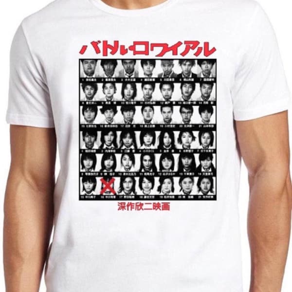 Battle Royale T Shirt B810 Japan Island Tournament Cult Film Movie Retro Cool Top Tee