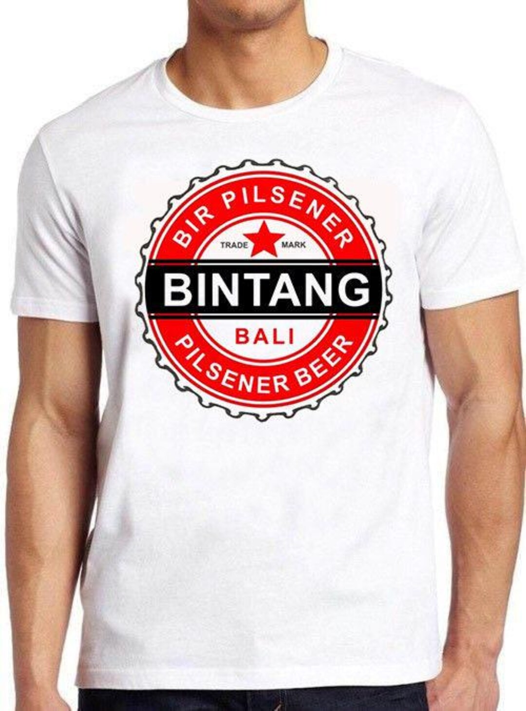ビンタンビールTシャツ B692 バリクールトップギフトTシャツ - Etsy 日本