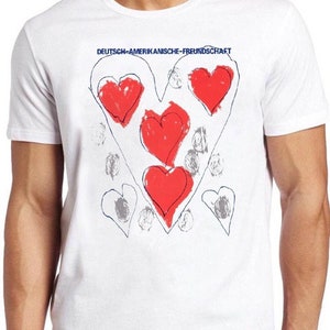 Deutsch Amerikanische Freundschaft T Shirt B2683 Music Band Gift  Retro Cool Top Tee