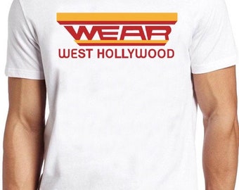 Wear West Hollywood T Shirt B2997 Music 80s Rock Retro  Cool Top Tee