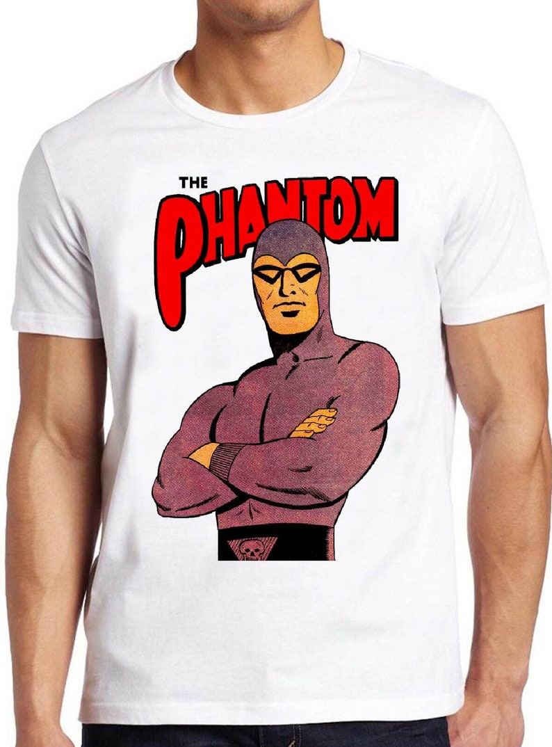 The Phantom T Shirt B1527 Comics Fictional Bangalla Retro Cool Top Tee image 1