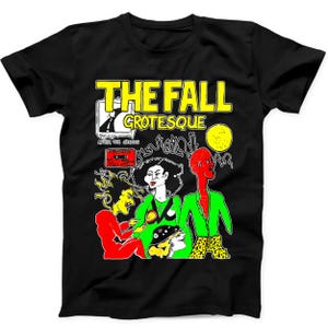 The Fall Grotesque Punk Rock Music Gift Black Tee T Shirt B419