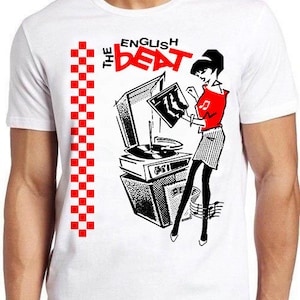 The English Beat T Shirt B7310 Rude Girl 2 Tone Ska Cool Gift Tee