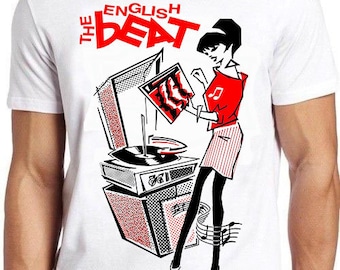 新品　The English Beat バンドTシャツ　Lサイズ ホワイト　スカ