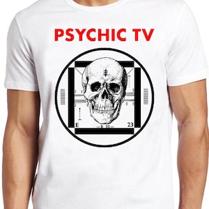 Psychic Tv T Shirt B1738 Force The Hand of Change  Punk Retro Cool Top Tee