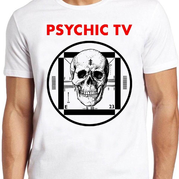 Psychic Tv T Shirt B1738 Force The Hand of Change  Punk Retro Cool Top Tee