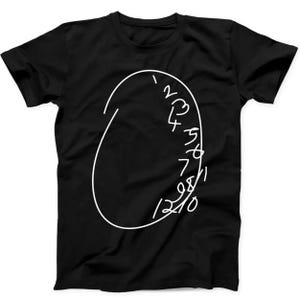 Camiseta negra con esfera de reloj distorsionada de Will Graham, regalo de Hannibal Lecter, B274