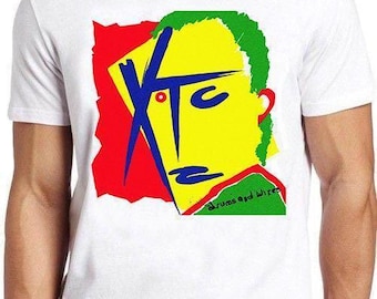 XTC Drums and Wires T Shirt B3210 New Wave Rock Music Retro Cool Top Tee