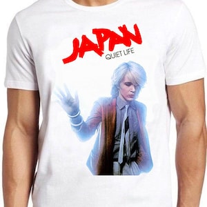 Japan T Shirt B1356 Sylvian Quiet Life  Synth Pop Band Gift  Retro Cool Top Tee