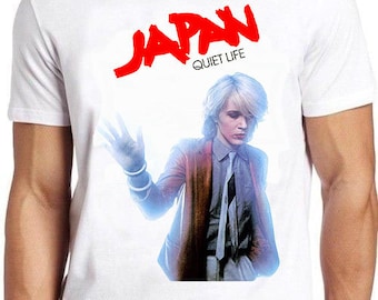 Japan T Shirt B1356 Sylvian Quiet Life Synth Pop Band Gift Japan T Shirt B1356 Sylvian Quiet Life Synth Pop Band Gift