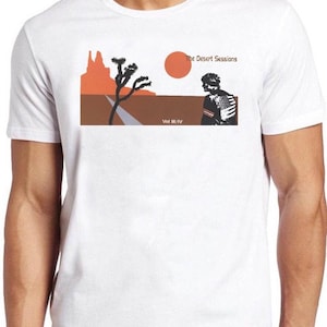 Camiseta de Desert Sessions B1118 Vol III/IV, regalo de hard rock, camiseta retro genial