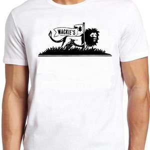 Wackies Records T Shirt B3044 Music  Label  Retro Cool Top Tee