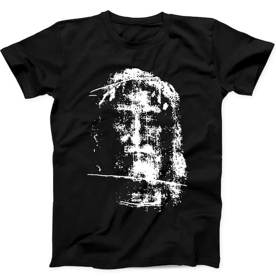Shroud of Turin Jesus Christ Face Easter Christmas Gift Tee Black