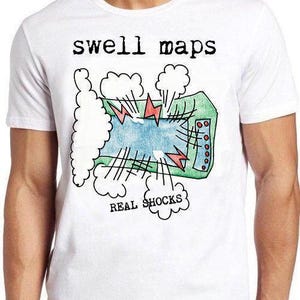 Swell Maps T-shirt B1417 Riktiga chocker musikgåva retro cool topptröja