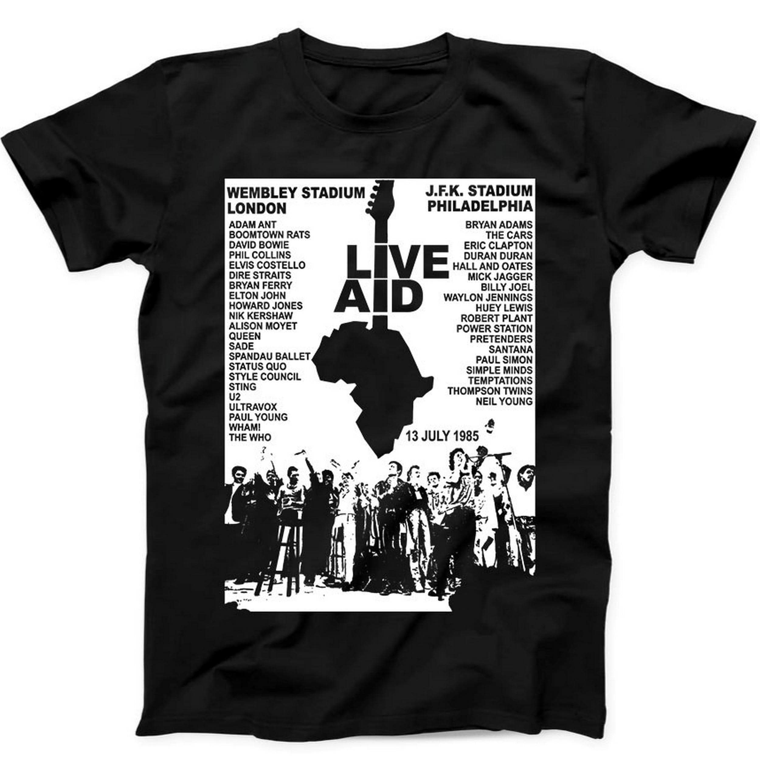 Live Aid T Shirt UK