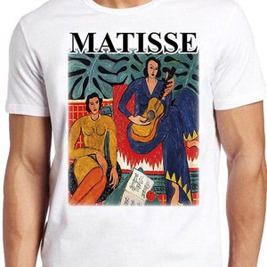マティス絵画Tシャツ B2429 音楽展ポスターギフト クールトップTシャツ