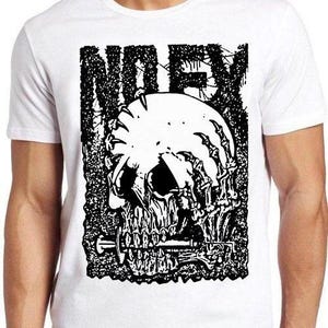 Camiseta musical NOFX B862, camiseta retro genial