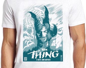 Maglietta The Thing Film Horror - Edizione Limitata Stampa Vintage - Regalo Divertente Unisex M1584