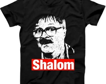 Shalom Friday Night Dinner Jim Bell Tv Show Cult Gift Tee Black T Shirt B10