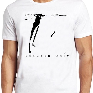 Scratch Acid  T Shirt B2536  Rock Punk Noise Music Retro Cool Top Tee
