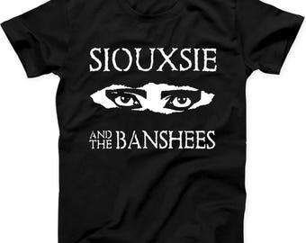 Siouxsie And The Banshees Music Gift Black Tee T Shirt B199