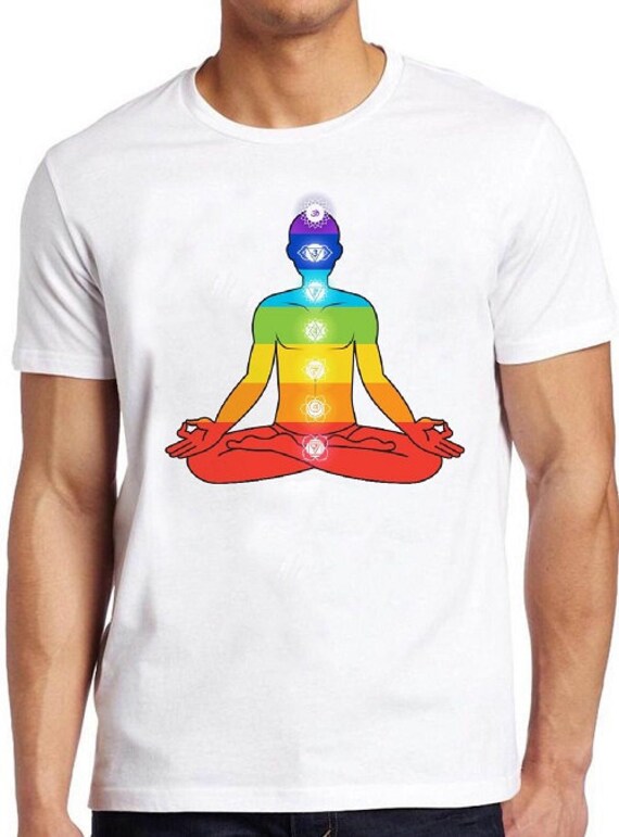 Aztec Yoga T Shirt B2241 Buddha Chakra Meditation Breath Top Tee