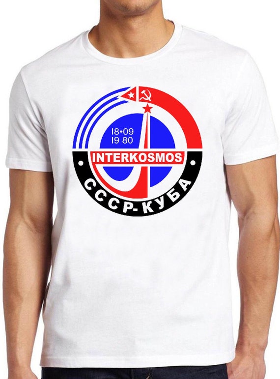 Vintage Interkosmos T-Shirt Russian Space Program Retro Tee Vintage Interkosmos T-Shirt Russian Space Program Retro Tee