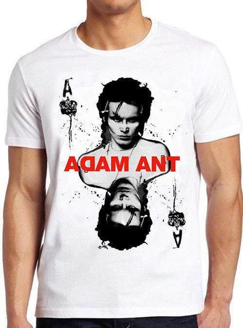 Ace of Ants Adam Ant Playing Card Joker Best Seller T Shirt B2691 70s ...