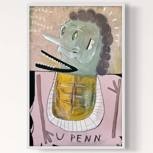 Mother What Changed Me? … Original Mixed Media Art