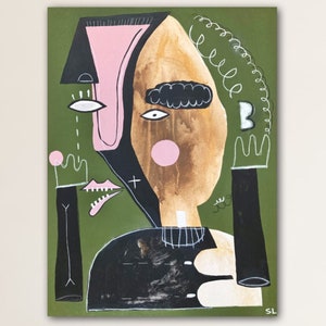Move Much Too Fast  • Original Artwork • Modern Painting • Outsider Art •