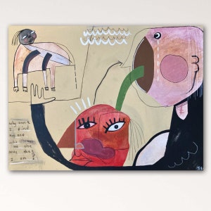 Maybe One Day • Contemporary Painting • Outsider Art •