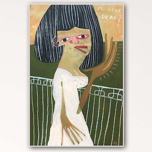 Is Love Dead? … Original Mixed Media Art