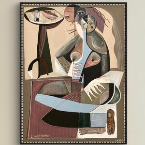 Some Things Will Never Be – Original Folk & Contemporary Painting, Mixed Media Artwork for Unique Home Display