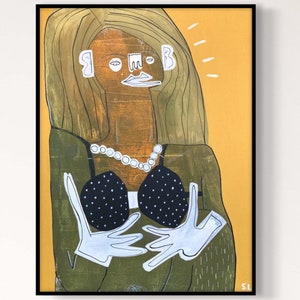 Feeling Good • Original Painting • Contemporary • Outsider Art •