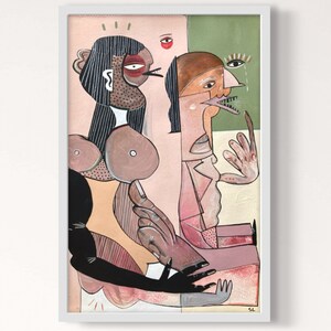 Ha un sapore salato • Arte moderna • Dipinto originale •