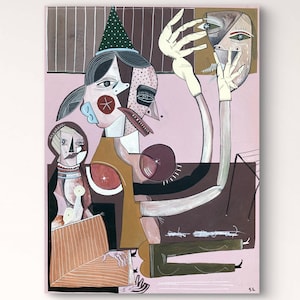 I Need To Be A Better Person • Folk Art Painting • Outsider Art •