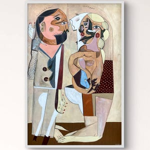 Never Found Someone Like You–  Outsider Acrylic Painting, Original Acrylic Artwork