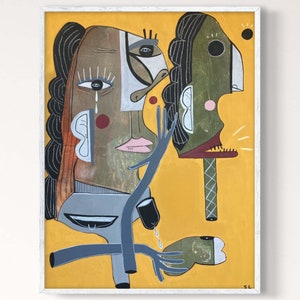 Fell Out Of Love • Original Painting • Contemporary • Outsider Art •