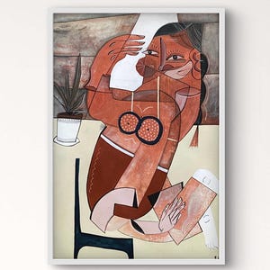 Heartless • Folk Art Modern • Outsider Original Painting •