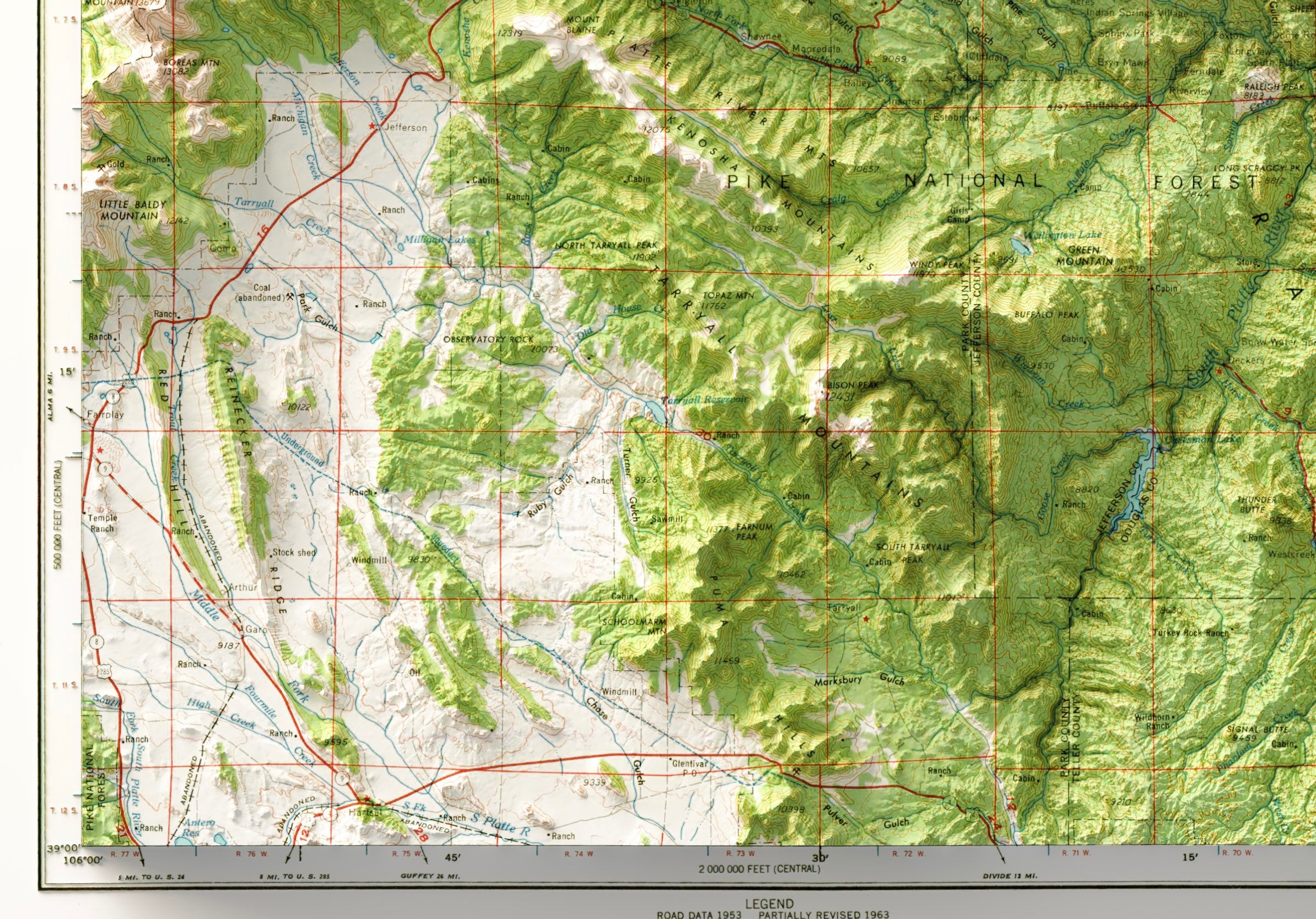 Free Shaded Relief Location Map of Gololo