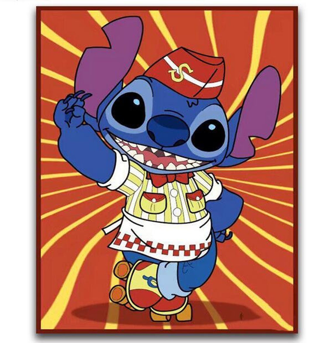5D Diamond Mosaic Lilo & Stitch Cross Stitch Kits Full Drill | Etsy