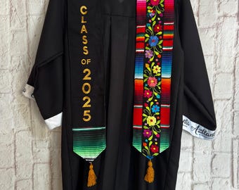 thumbnail interactive-video image 1 of Jansun Kindergarten Graduation Stole Mexican Graduation Stole 1 of 12