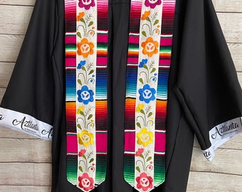 Graduation Stoles, Embroidered Graduation Stole, Graduation Sash, Mexican Graduation Stoles, Class 2026 Stoles