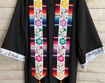 Graduation Stoles, Embroidered Graduation Stole, Graduation Sash, Mexican Graduation Stoles, Class of 2026 Stoles