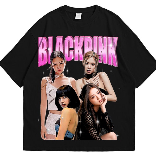 Blackpink tshirt design, png download for dtg, dtf, sublimation, printing